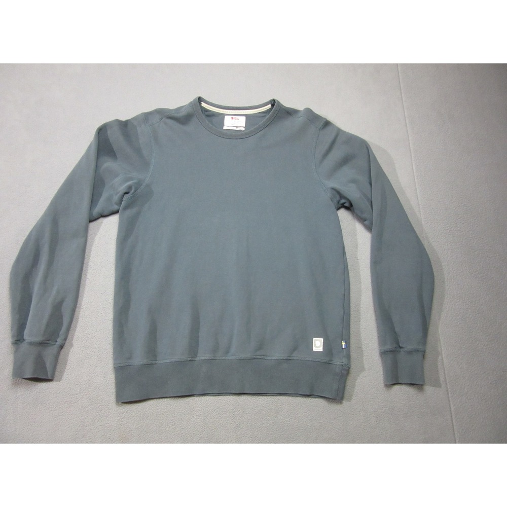 Fjallraven Sweatshirt Mens Size Medium Blue Gray Greenland Crewneck - Picture 2 of 14